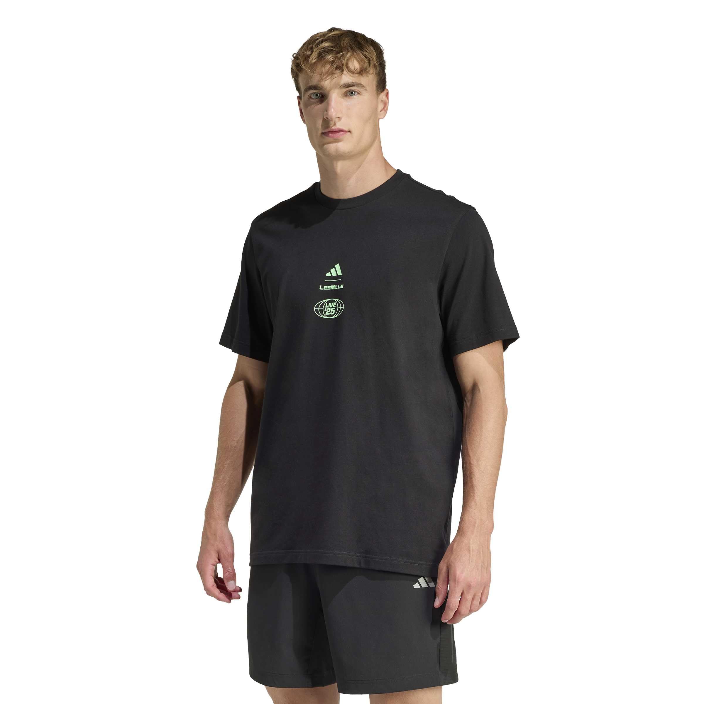 Amazon.co.jp: [アディダス] 半袖 LESMILLS TOUR Tシャツ WI027