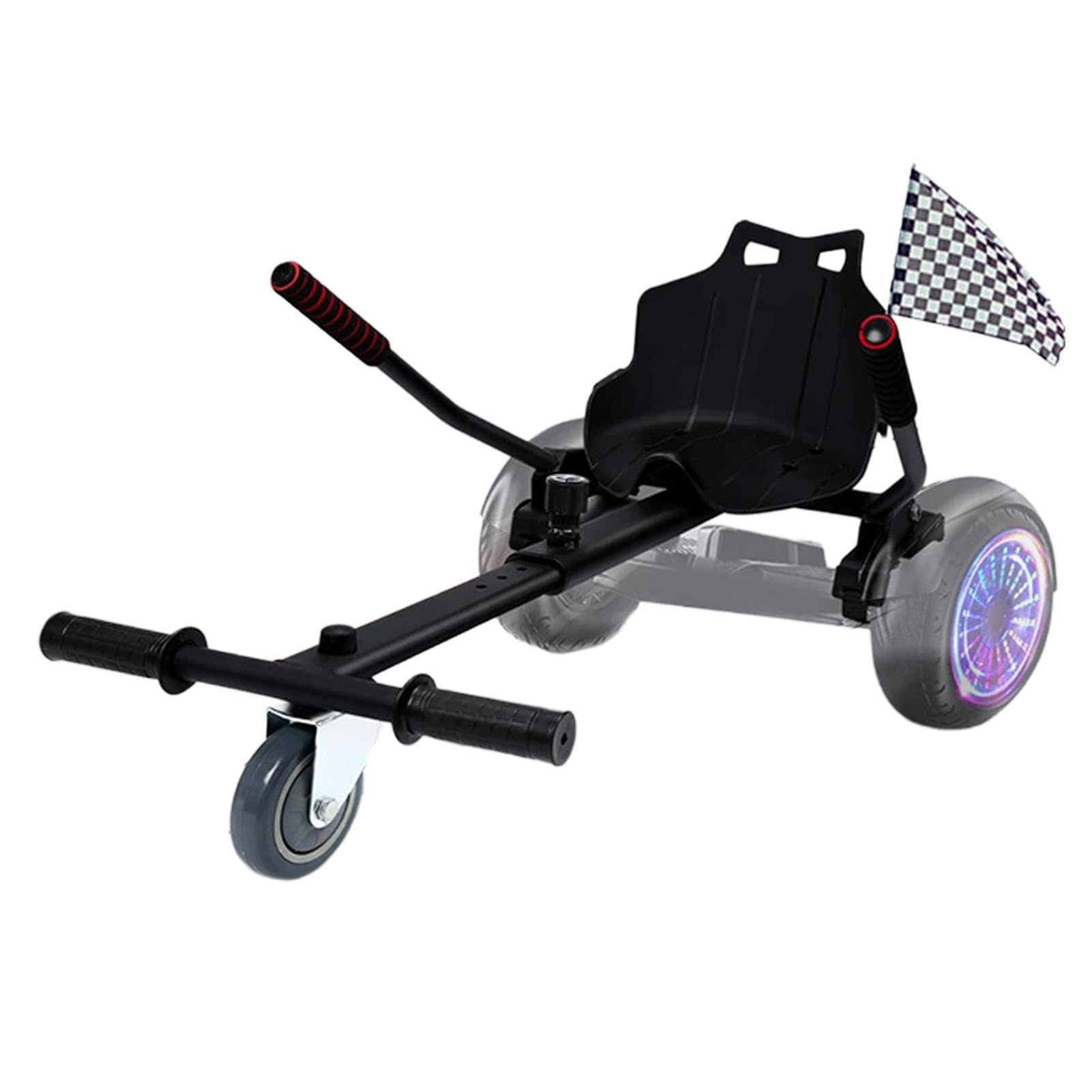 Attacco per Hoverboard, Attacco per Hoverboard | Attacco per sedile scooter,Accessorio per attacco sedile kart hoverboard con lunghezza regolabile per scooter bilanciato da 6
