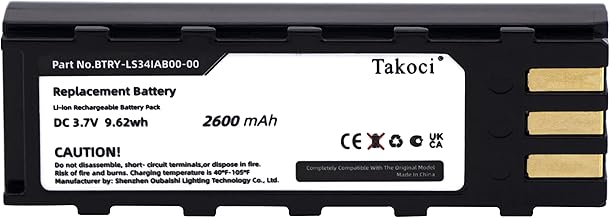 Replacement Battery for Symbol DS3478, DS3578, DSS3478, LS3478, LS3578, NGIS, XS3478 MOTOROLAMT2000 ZEBRAMT2000, fits Part NO 21-62606-01 KT-BTYMT-01R, 3.7V 2200mAh
