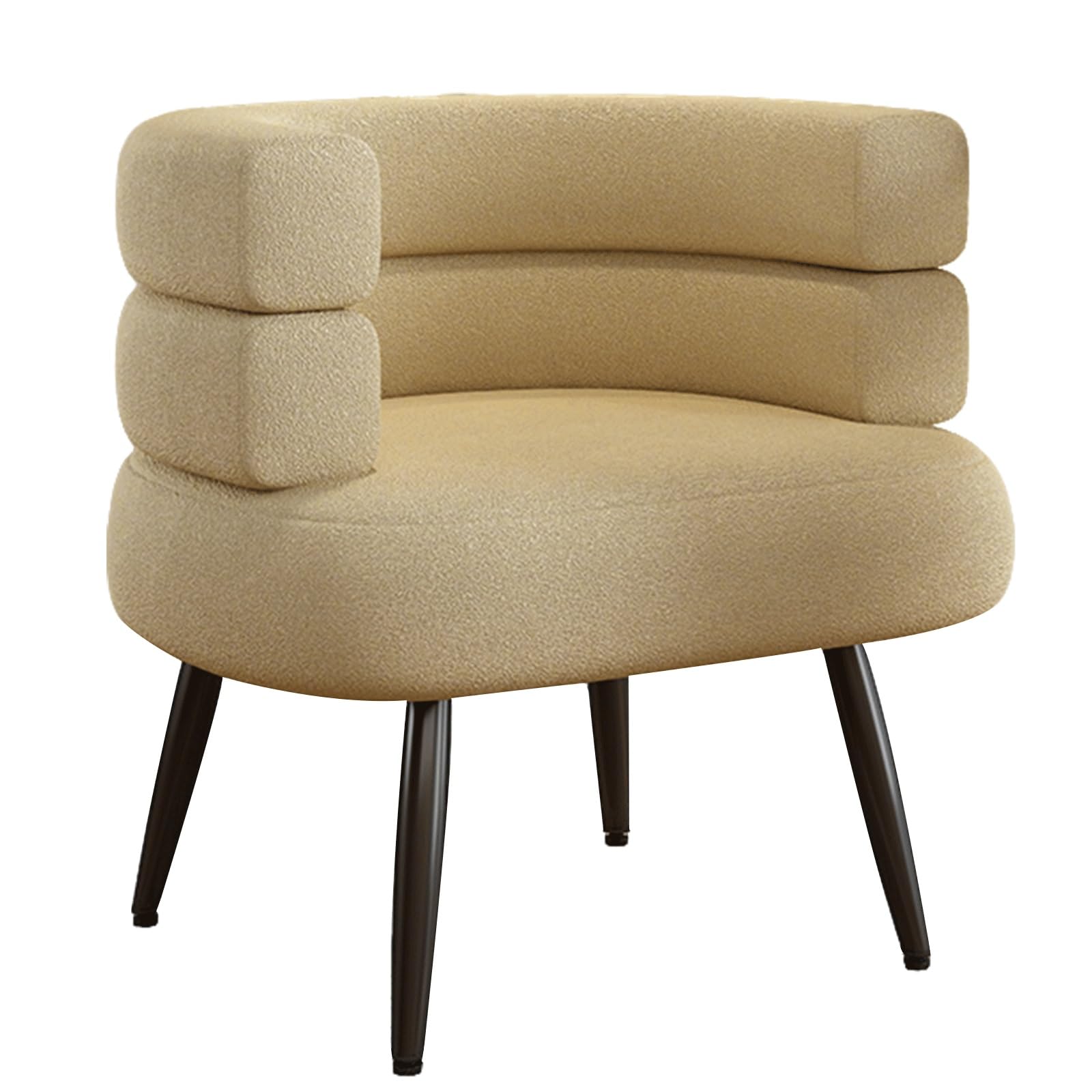 Chaise de maquillage ergonomique bleu pour coiffeuse de chambre
