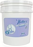 Vista 1 de Nellie's Soda de lavandería para bebés – Detergente para ropa en polvo a granel para piel sensible de bebés – Sin fragancia, suave y eficaz – 500
