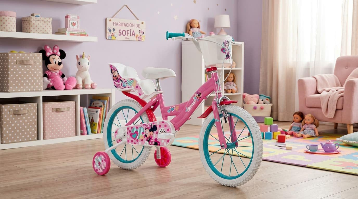 TOIMSA Bicicleta 16" Minnie Huffy 5/8 Años