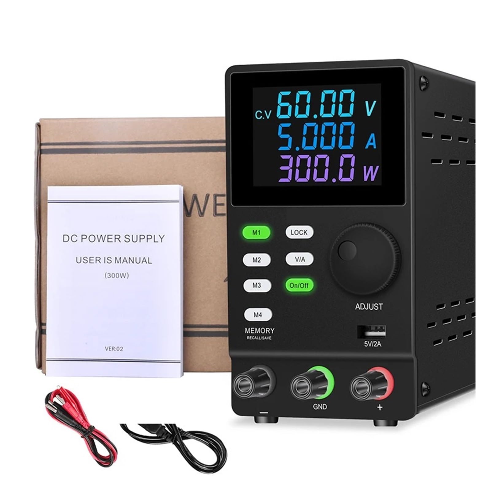Alimentation de laboratoire CC variable 30V 10A 60V 5A réglable - 8