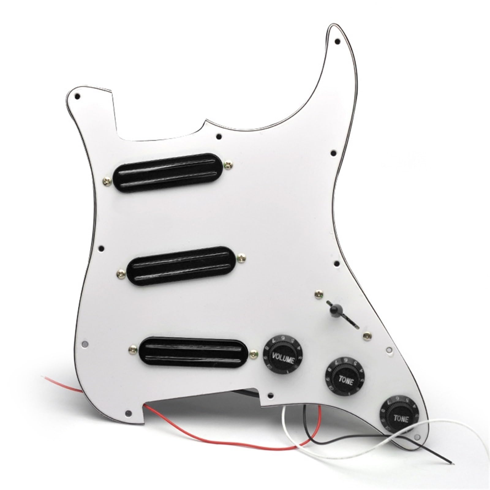 Pickup Per Battipenna Pre-cablato Mini Pannello Pickup A Doppia Guida 500k | Gruppo pannello pickup singolo per chitarra elettrica(3/4)