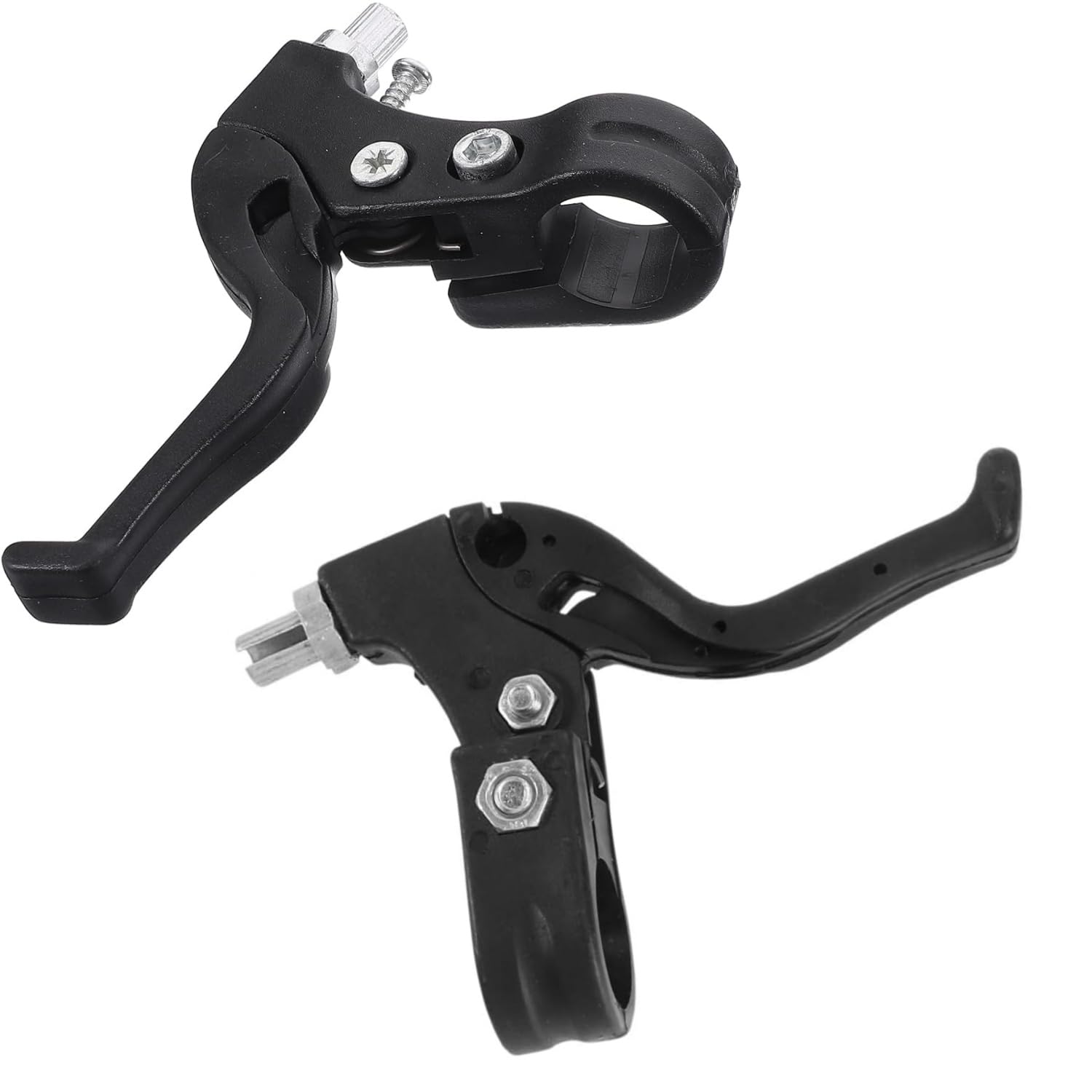 Zwenjuan 1 Pair Kids Bike Brake Levers,Aluminium Alloy Child Brake Handles with Cables. Compatible with Children's MTB, BMX, Folding Bikes Bicycle Accessories