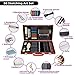 LEGLO Professional Art Kit Drawing and Sketching Set 58-Piece Colored Pencils, Art Kit for Adults Wooden Box Set