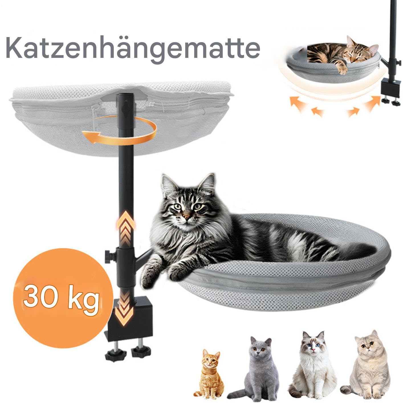 Biurkowe Legowisko Dla Kota Zacisk Do Stołu Gniazdo Meble