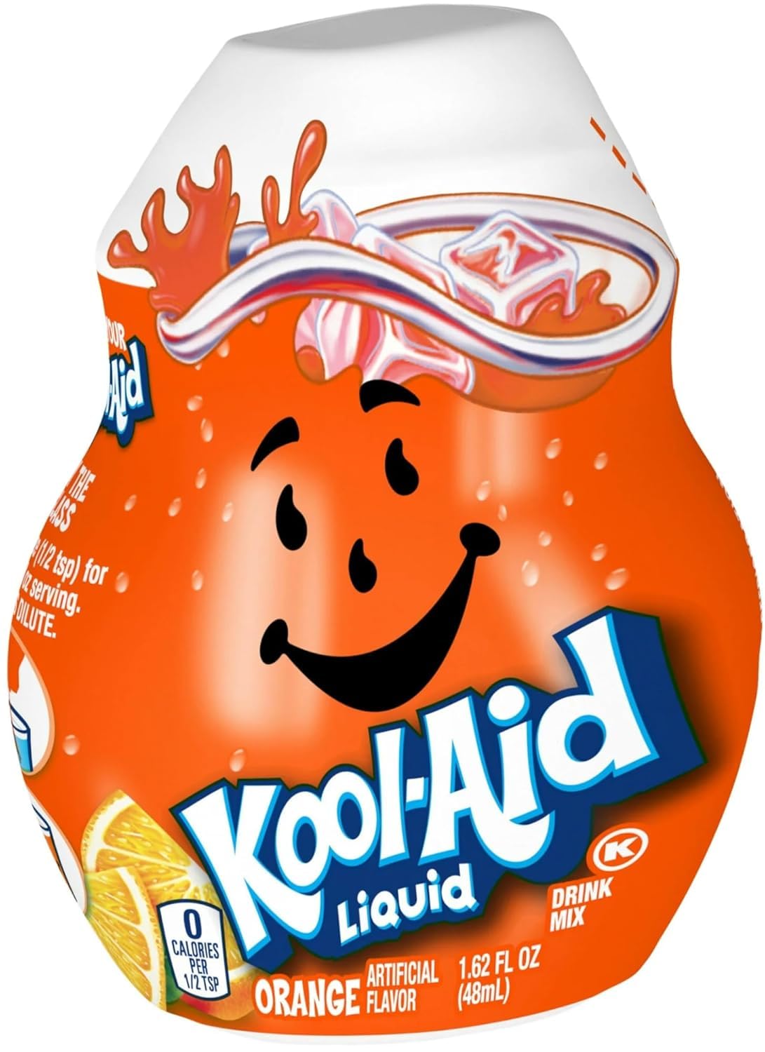 Kool-Aid Orange Liquid Drink Mix Variation (1.62 Fl Oz (Pack of 12), Orange)