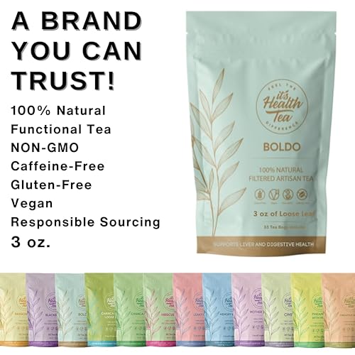 Miniatura 8 de Té de hierbas Boldo, utilizado tradicionalmente para la comodidad digestiva y el flujo biliar saludable  35 bolsas de té filtradas incluidas  Sin