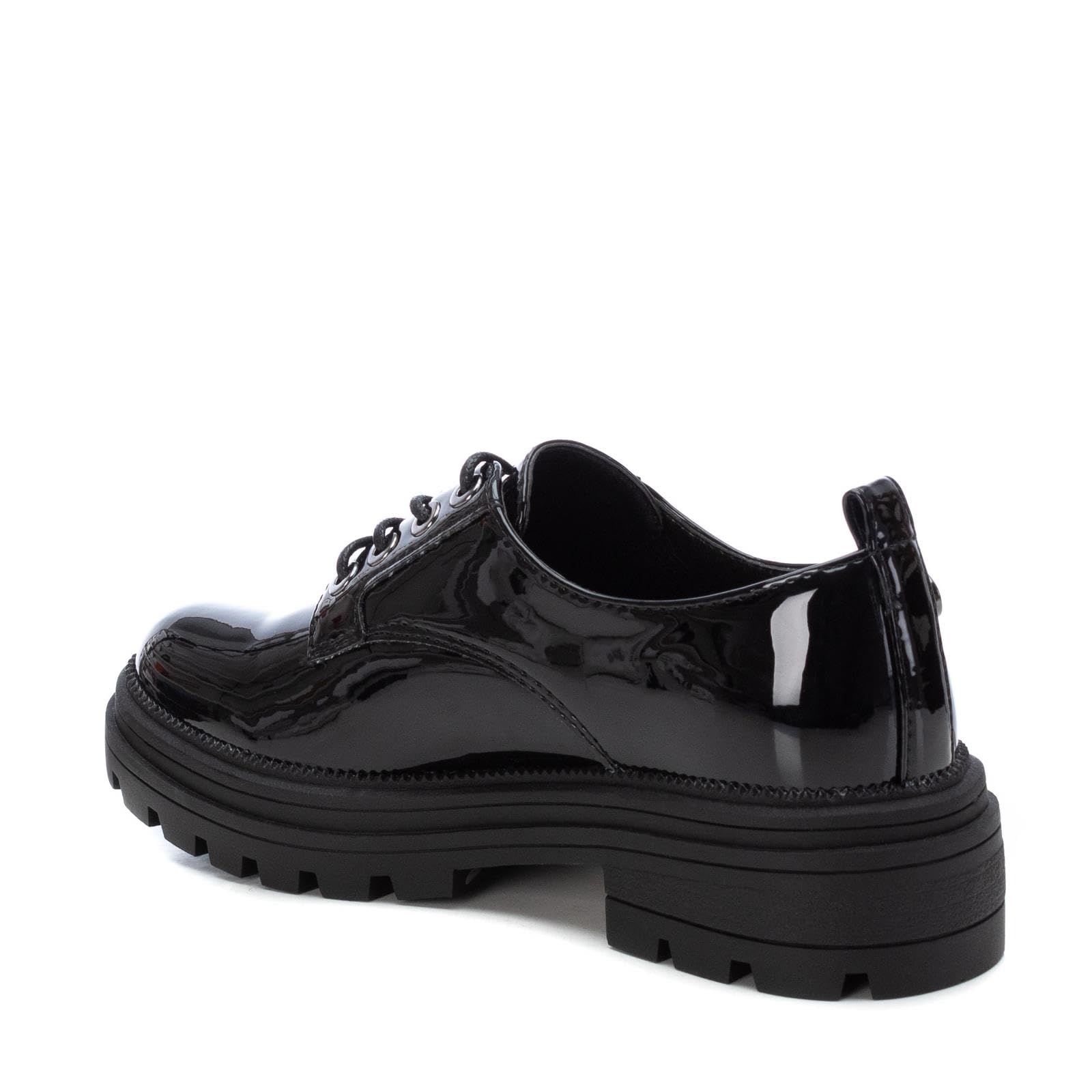 XTI Zapato Cierre de cordón para niña, Color: Negro, Talla: 33