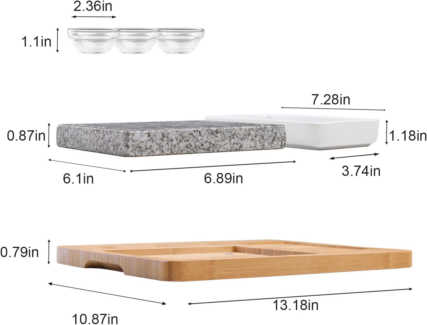 Weekly Top Sale Artestia Cooking Stones for Steak ,Steak Stones Sizzling Hot Stone Set, hot Rock Cooking Stone Indoor Grill,Steak Stone Cooking Set/BBQ/Steak Grill(Deluxe Set with Two Stones on One Bamboo Platter) 🔥 Artestia Cooking Stones for Steak ,Steak Stones Sizzling Hot Stone Set, hot Rock Cooking Stone Indoor Grill,Steak Stone Cooking Set/BBQ/Steak Grill(Deluxe Set with Two Stones on One Bamboo Platter)