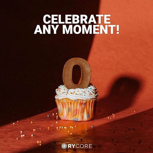 Miniatura 2 de Molde grande de silicona número 0 para hornear y congelar  Moldes de números elegantes para chocolate y fondant  Sin BPA  Moldes para pasteles