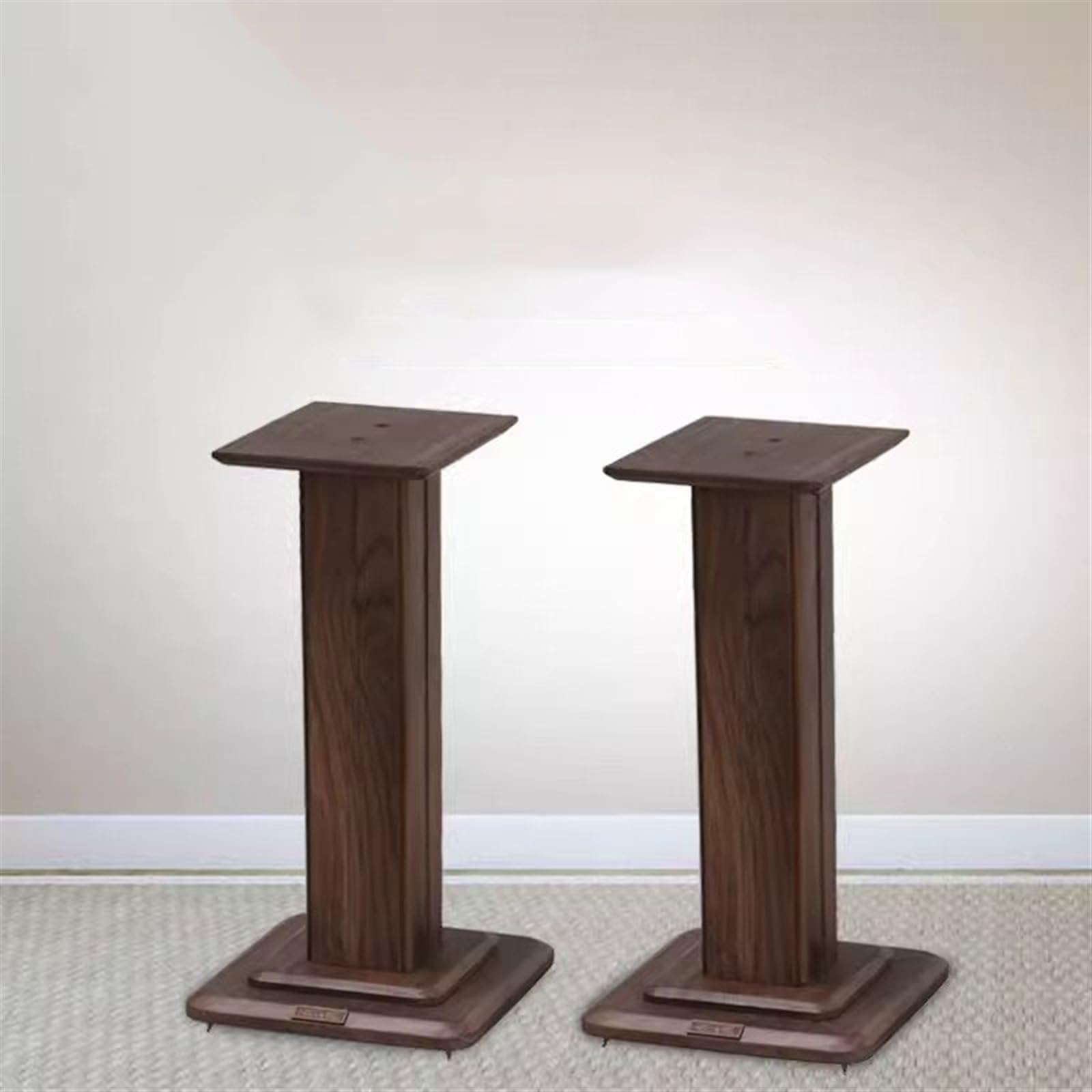 Soporte para Altavoz Soporte de Altavoz Madera Maciza estantería Estante Audio Soporte for Teatro Marco Envolvente(30CM)