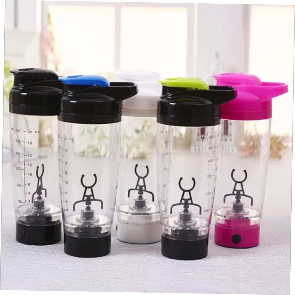 Cabilock Bouteille De Mélangeur Électrique Portable Pour Shaker De Protéines Mixeur Automatique à Batterie Pour Et Boissons Protéinées Vert