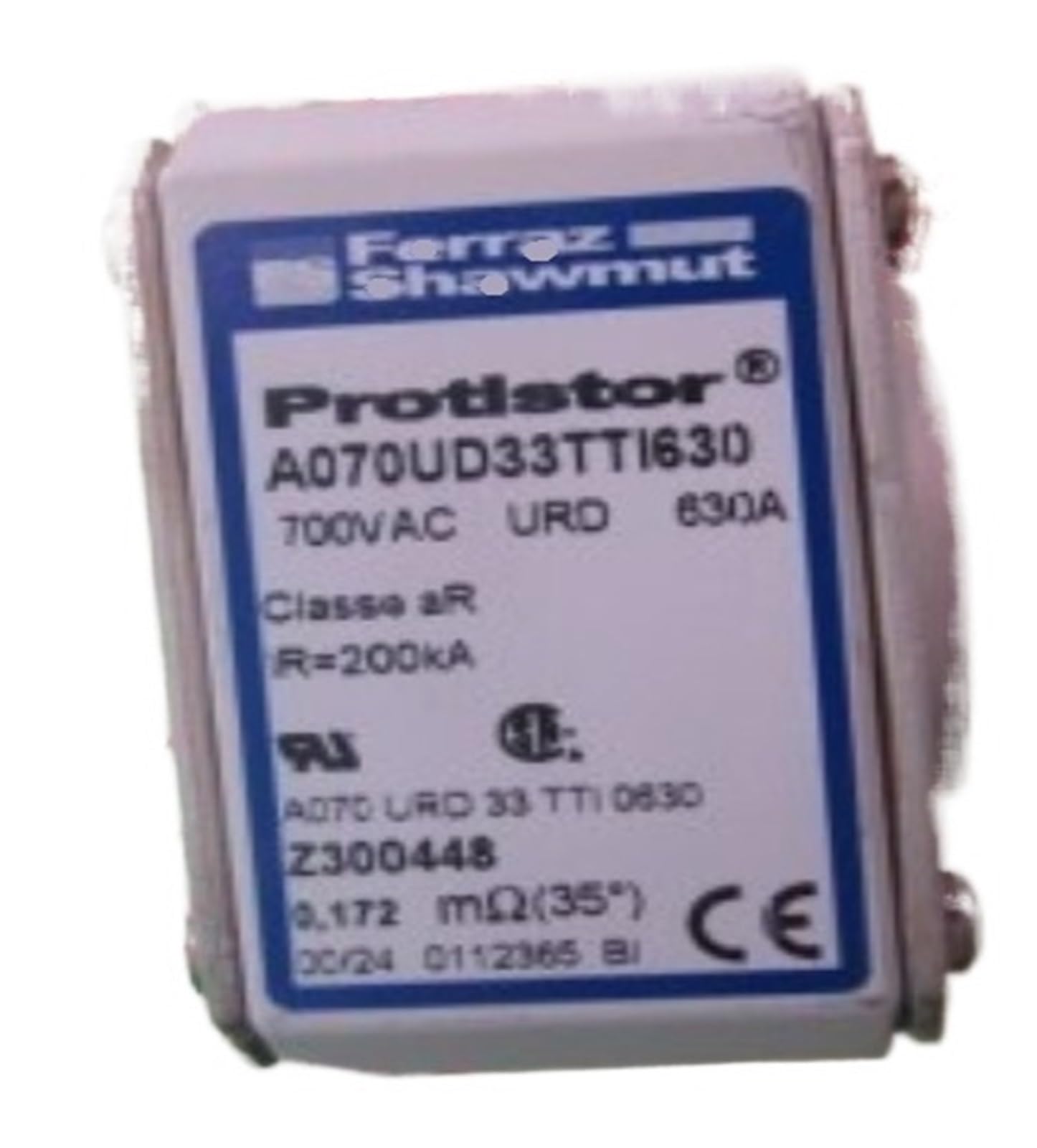 Fusibles A070UD33TTI500 X300446 pour la maintenance des onduleurs et des convertisseurs