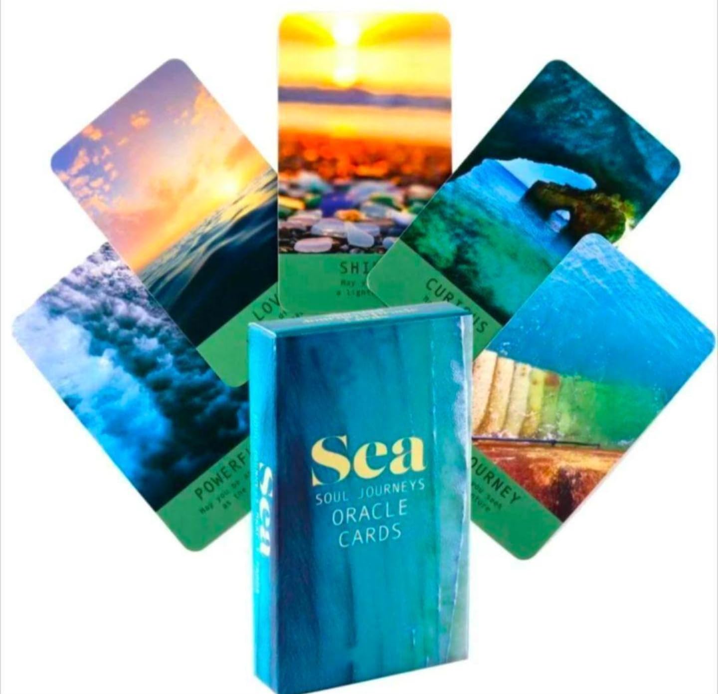 Amazon.co.jp: Sea オラクルカード, 海の世界デザイン, 10cm×6cm