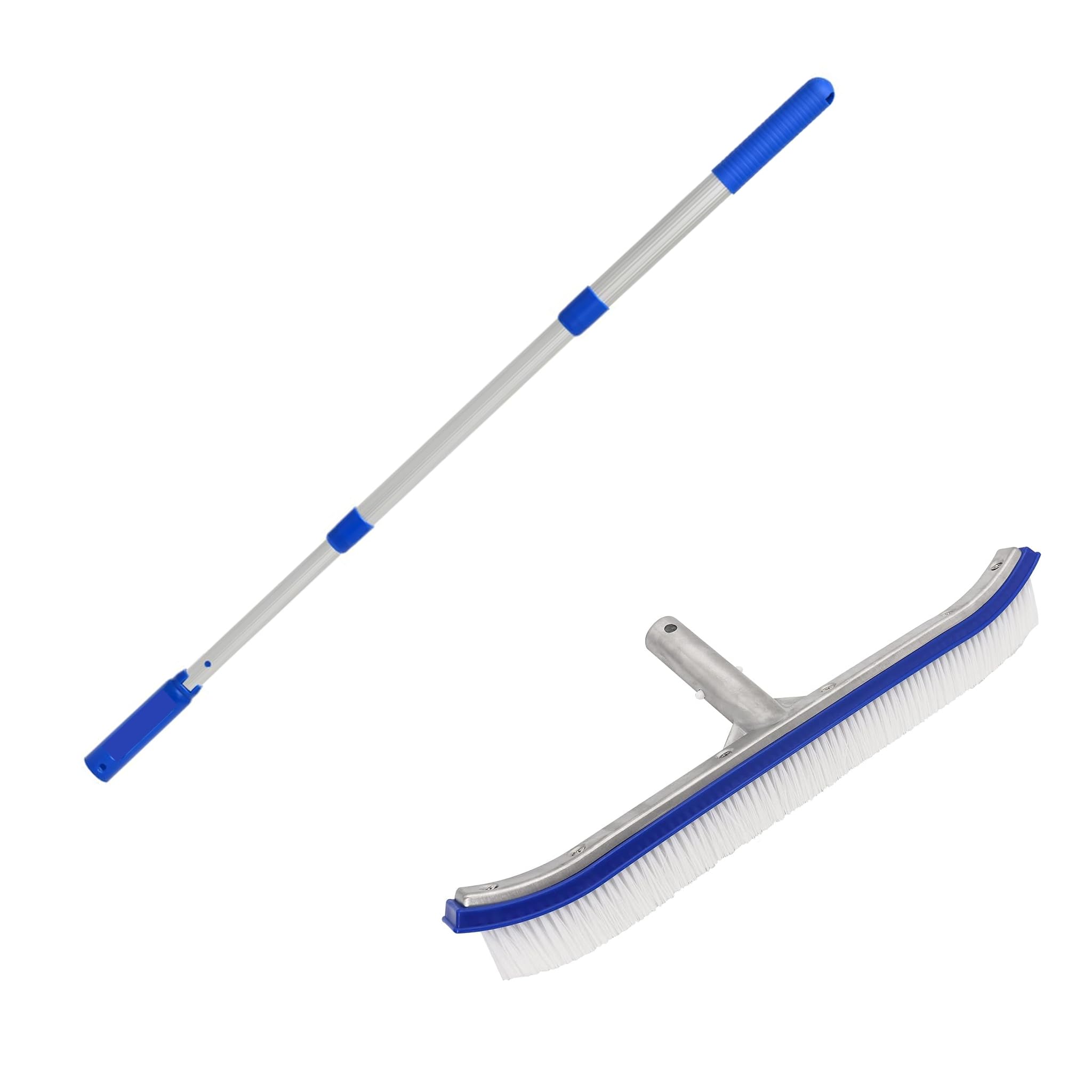 SUDS-ONLINE Swimming Pool Deluxe 18" Wall Brush With Pole
