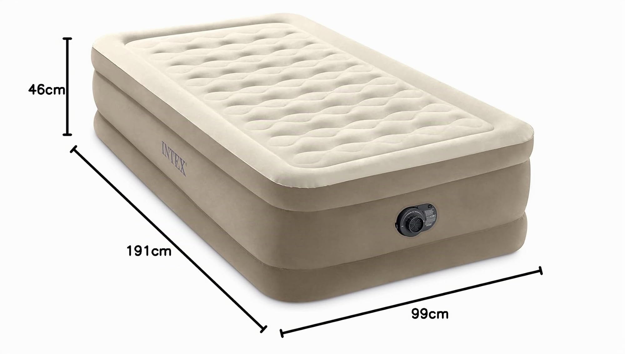 Intex - 64426ND - Lit D'Appoint Ultra Plush Électrique - 1 Pers