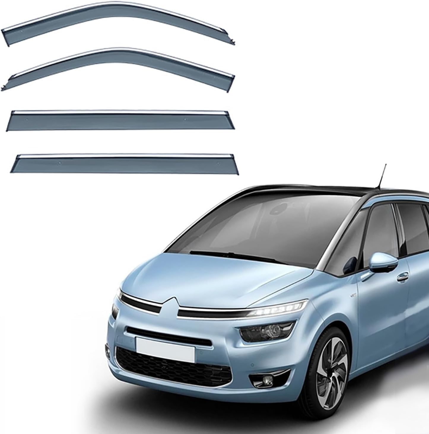 HASKDHN Wind Deflectors for Citroen C4 Picasso (7seat) MK2 20132018