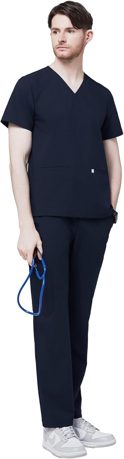 Men's Medical Scrub Uniform Pants S-5XL w/Pockets