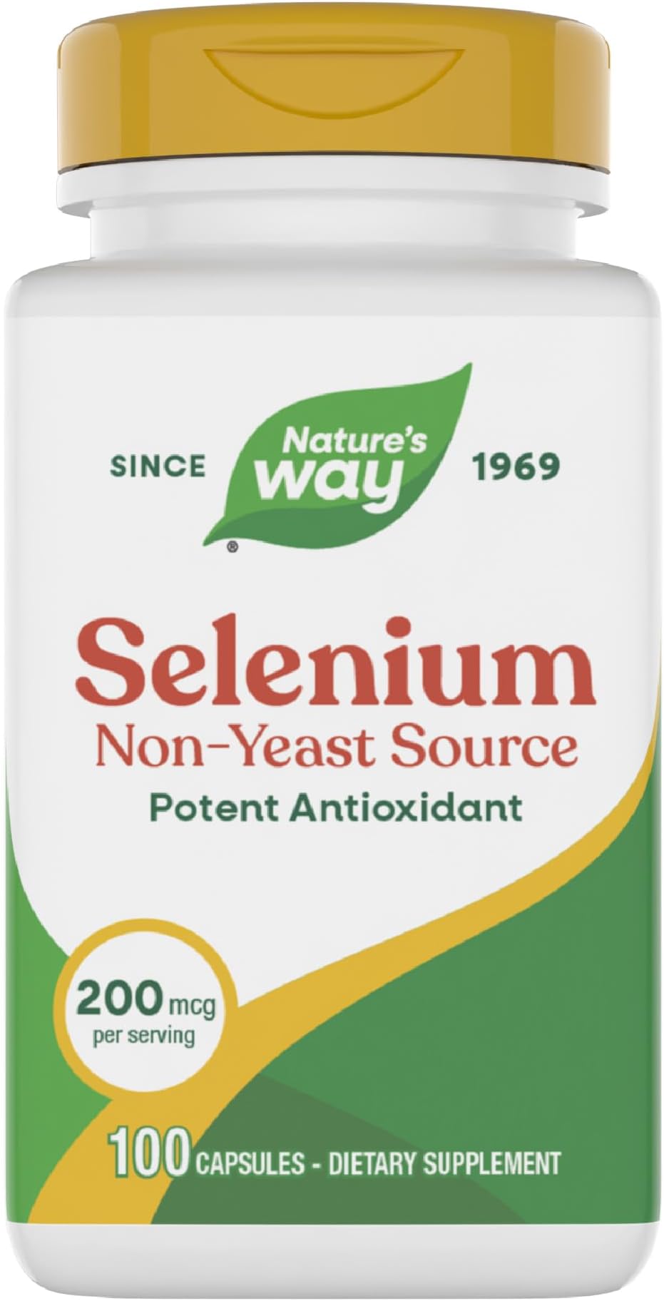 Selenium, 200 mcg, 100 Capsules