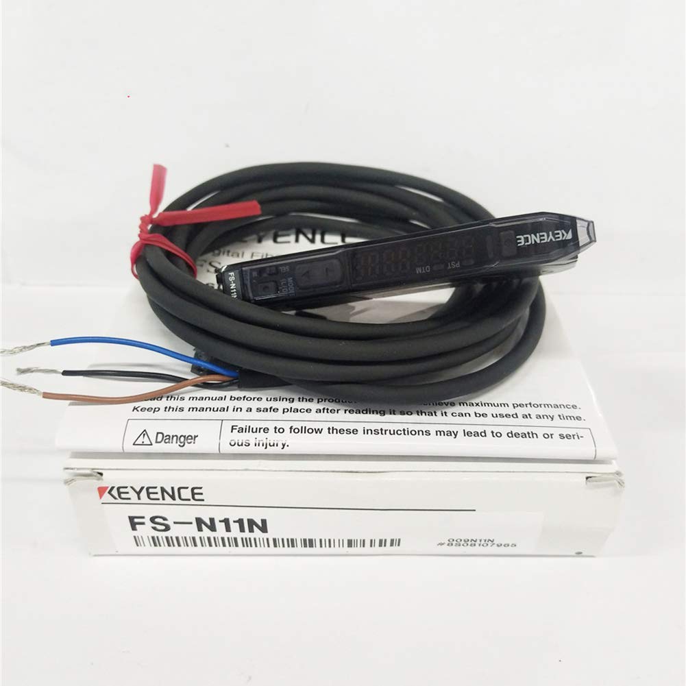 未使用　RIKOBR3-NPデジタルファイバーアンプ Amazon.co.jp: デジタルファイバセンサ FS-N11N ファイバアンプ