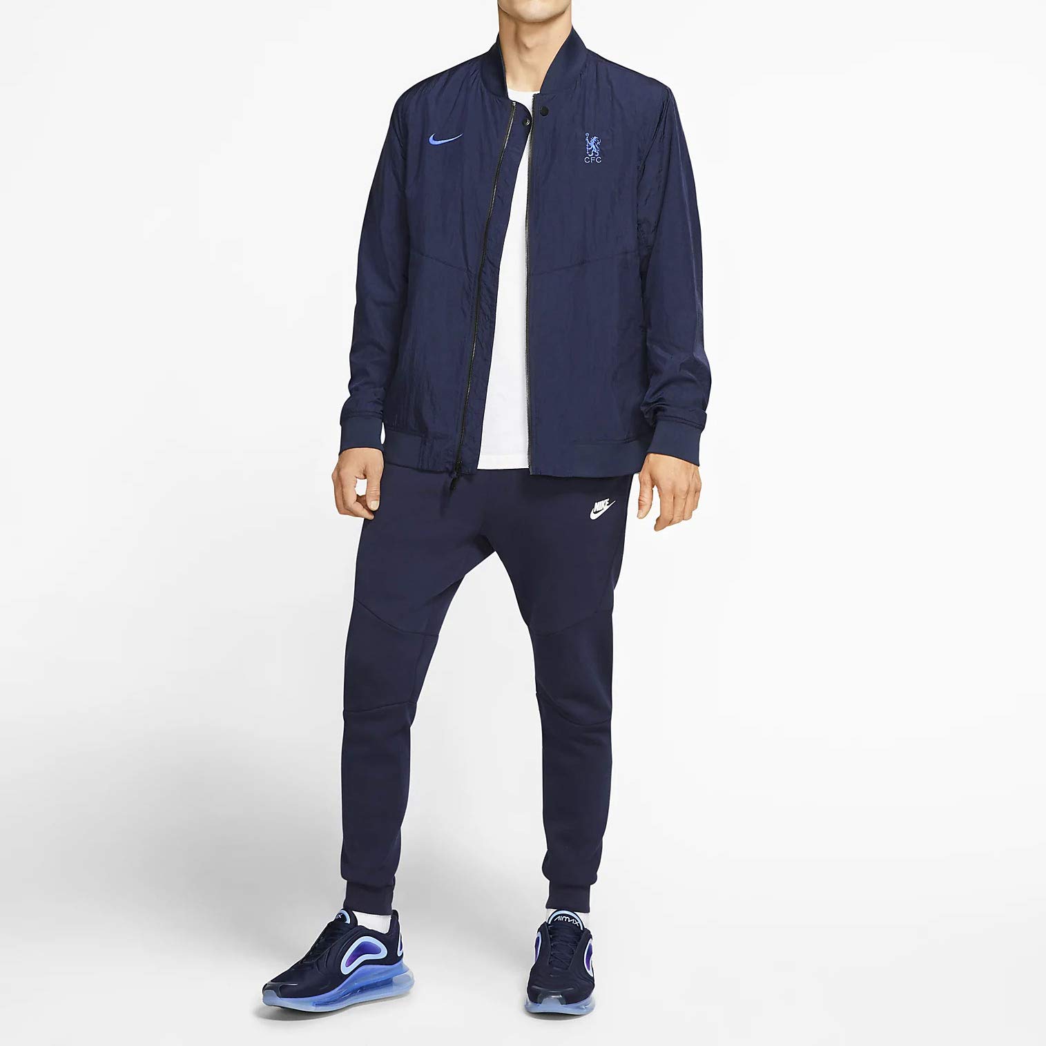 Buy Nike Chelsea FC Men's Varsity Jacket AR8625-451 Size 2XL Navy