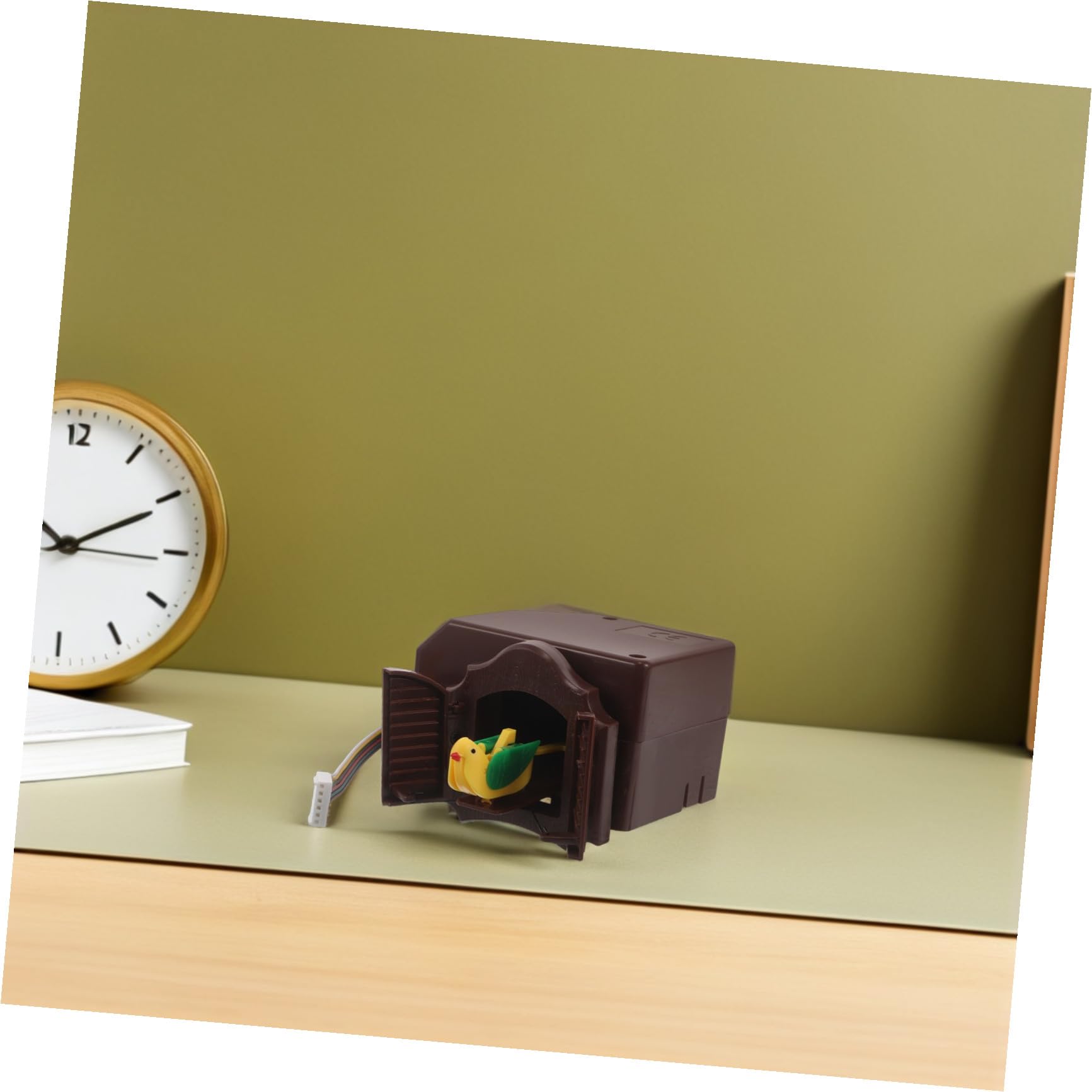 VALICLUD Kit de Reloj de Pared Mecanismo de Cuco Vintage, Movimiento de Cuarzo y Timbre Horario, Adecuado para Reparación y Bricolaje en Hogar