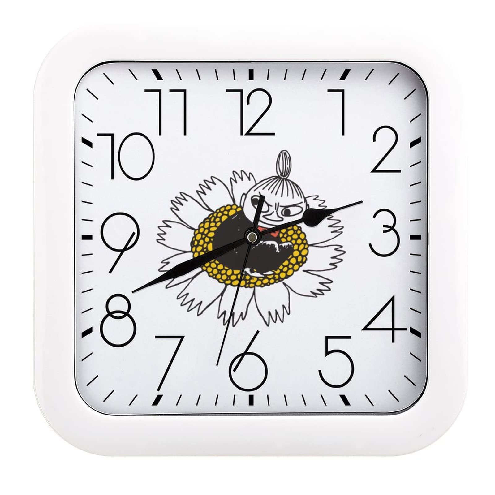 Amazon.co.jp: 掛け時計 ムーミン リトルミイ 四角型 壁掛け時計