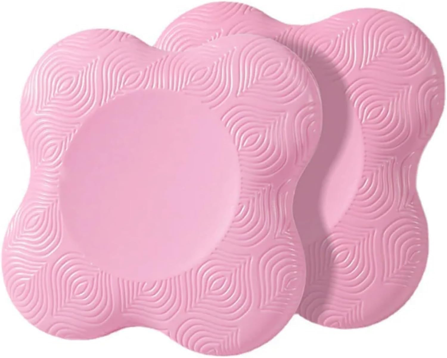 Kenhihi Yoga Knee Pads (Set of 2) - Yoga Props and Accessories for Women/Men Cushions Knees and Elbows for Fitness, Travel, Meditation, Kneeling, Balance, Floor, Pilates (Pink (set of 2))