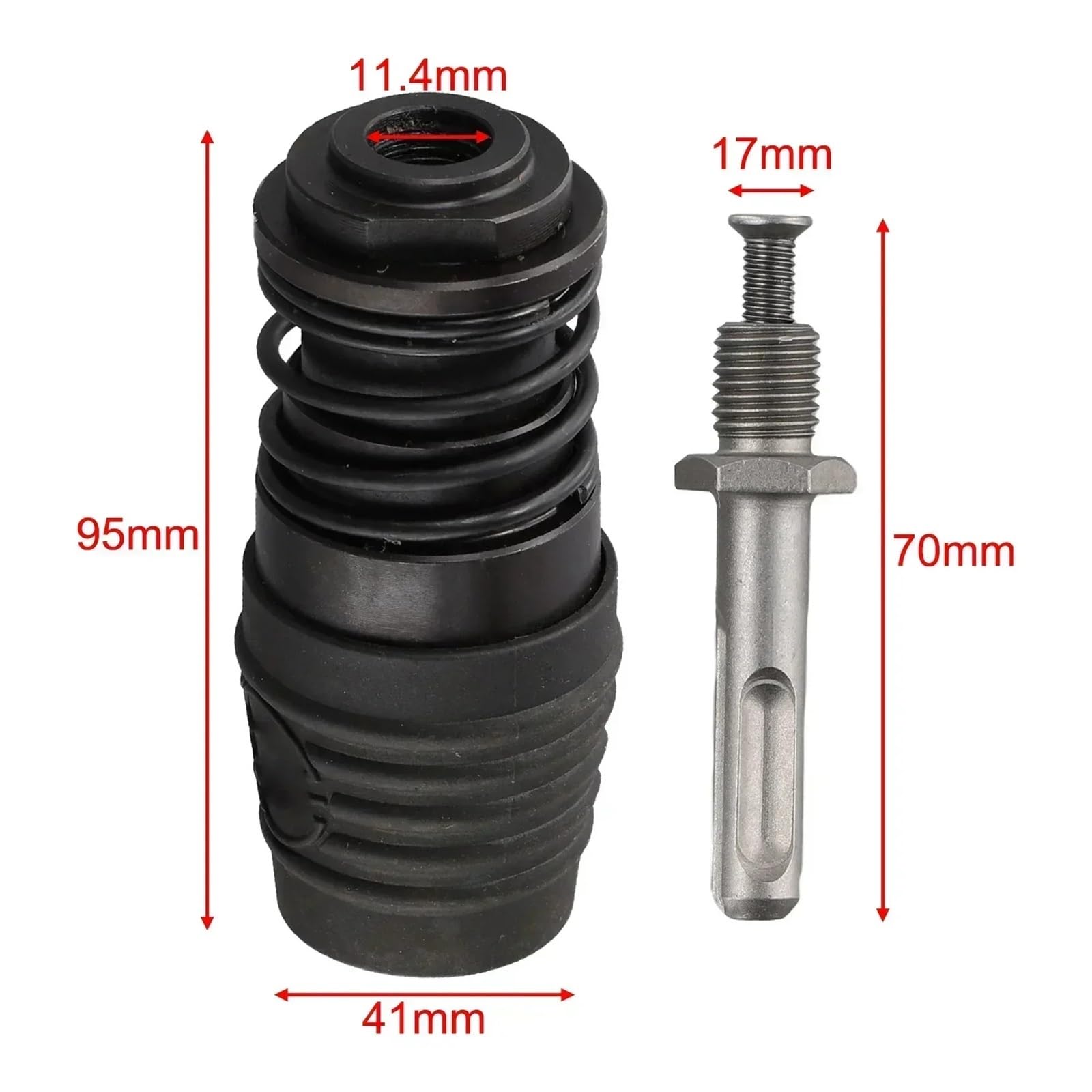 1 szt. Adapter SDS Plus do Max do wiertarki udarowej do gniazda SDS-Plus konwerter uchwytu dłutowego elektronarzędzia