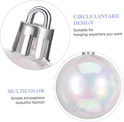 Miniatura 3 de NUOBESTY Adornos de bola de Navidad, bolas transparentes, esferas transparentes, adornos para árbol de Navidad, decoración de esfera rellenable,