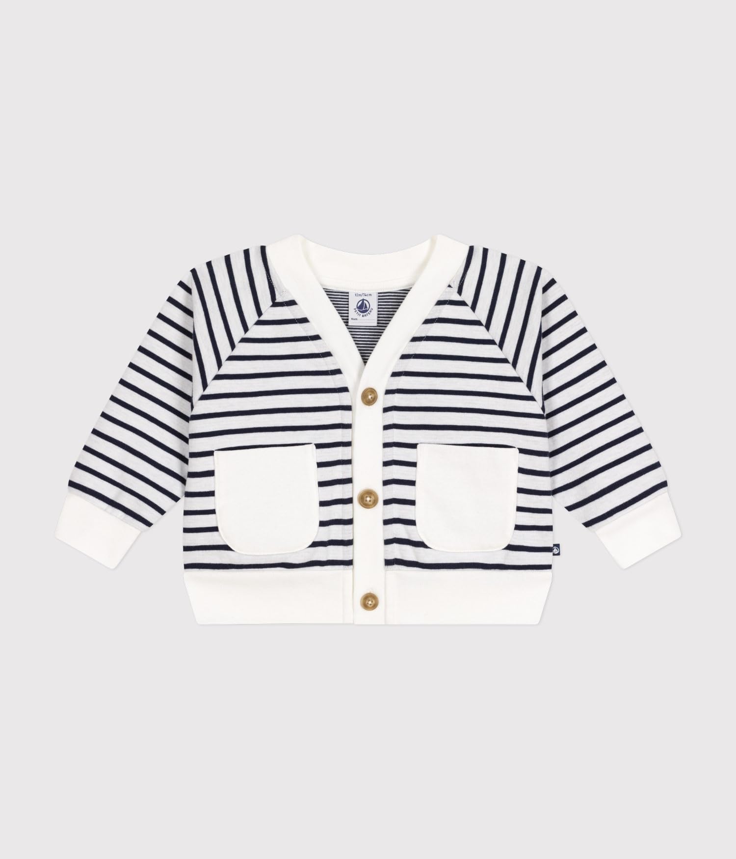 Petit Bateau Cardigan Manches Longues Bébé garçon