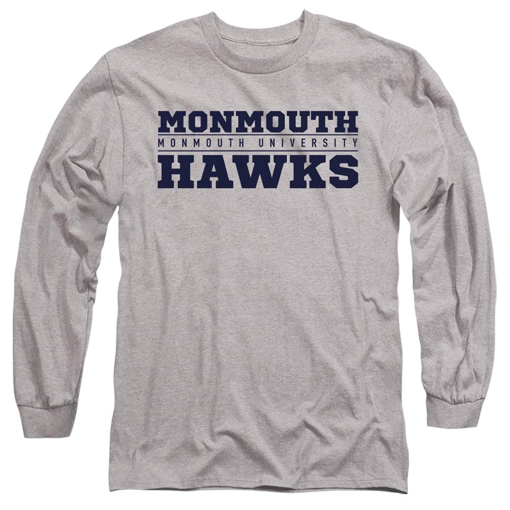 Monmouth University Official Between The Lines Unisex Adult Long-Sleeve T Shirt