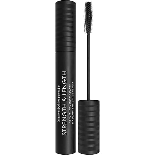 bareMinerals Strength & Length Serum-Infused Black Mascara with Plant-Based Lash