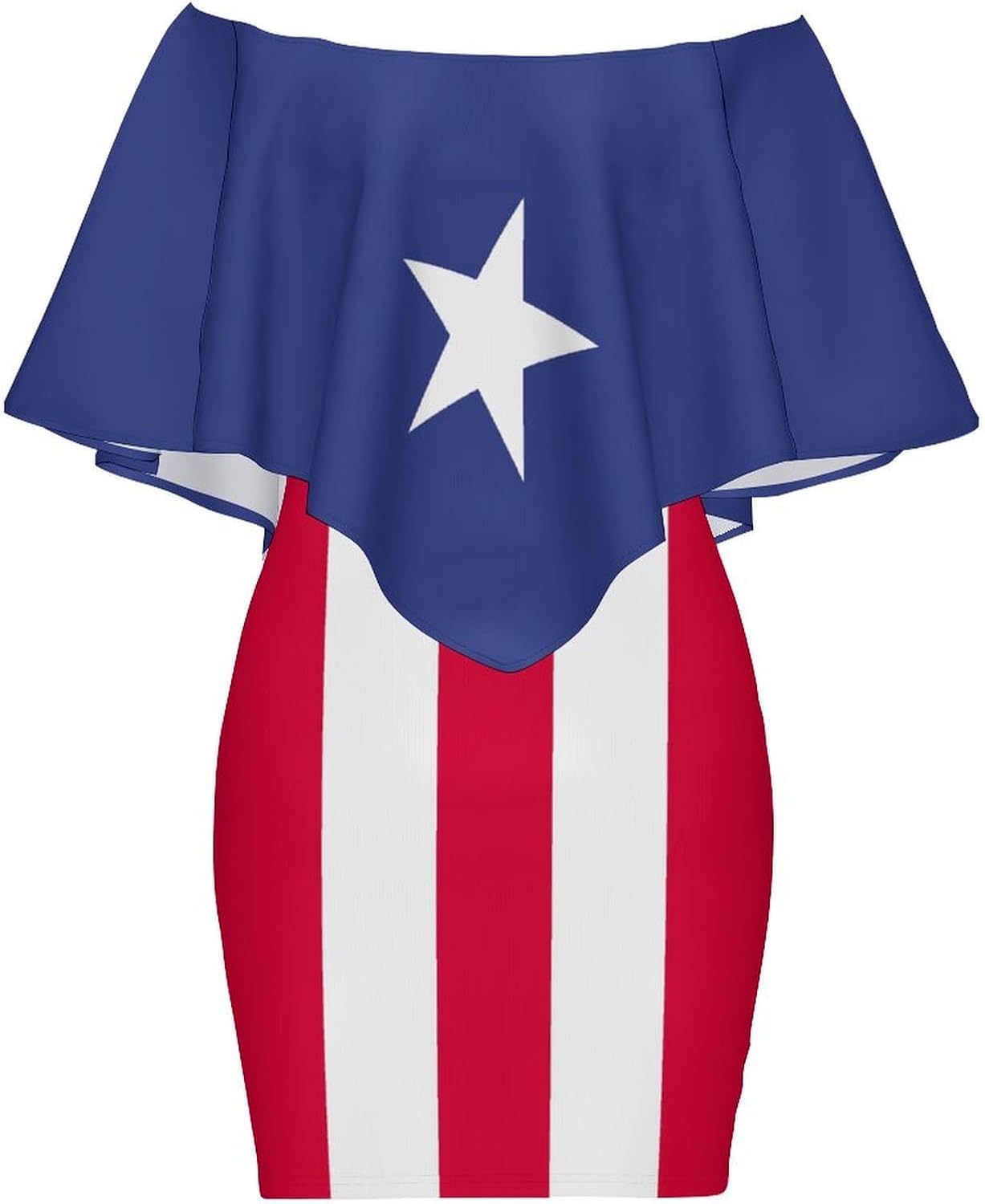Mexican Flag Skirts for Womens Summer Shawl Skirt for Girls, 4X-Large