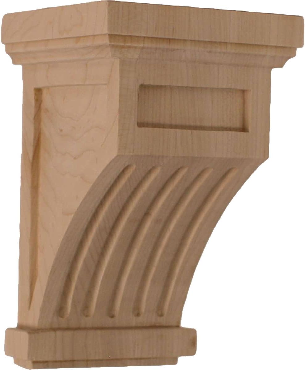 Ekena Millwork COR04X04X07FLMA-CASE-2 Corbel, Factory Primed