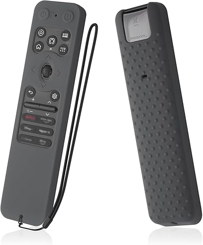 Funda de silicona para LG MR25GA, compatible con LG OLED Smart TV C5 B5 G5 M5 Series 2025, funda protectora remota (gris oscuro)