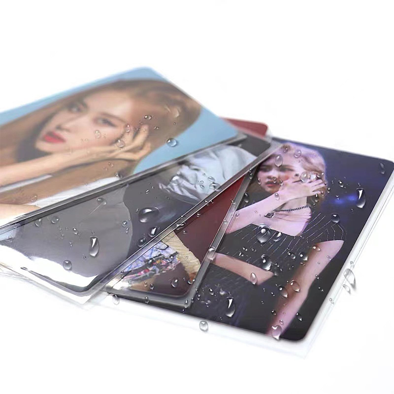 100 Pcs Photo Card Covers Photocard Sleeves, 59 x 90 mm 200 Microns Ultra Thickness Kpop Clear Sleeves Idol Photo Cards Proector Tranding Cards Shield Cover (Unsealable) - Image 3