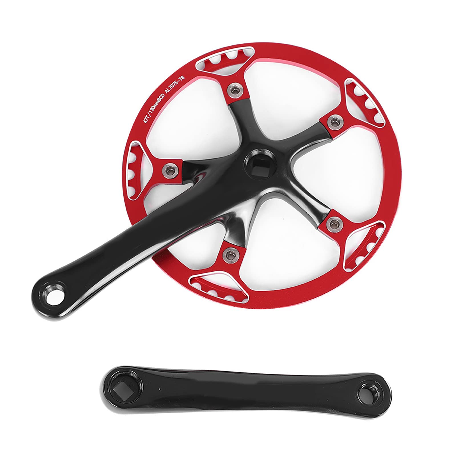 Generic Mechanizm Korbowy Rowerowy Meijun 170mm Lekki Zestaw kół łańcuchowych ze Stopu Aluminium 45T 47T do Rowerów Szosowych i Rowerów Składanych