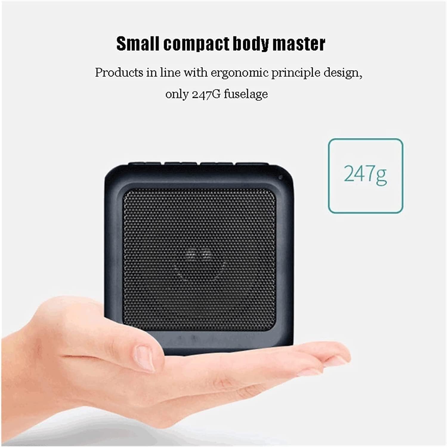 Voice Amplifier Portable Mini Personal Speaker with Microphone Headset for Teachers Coaches Tour Guides Market Classroom Meetings