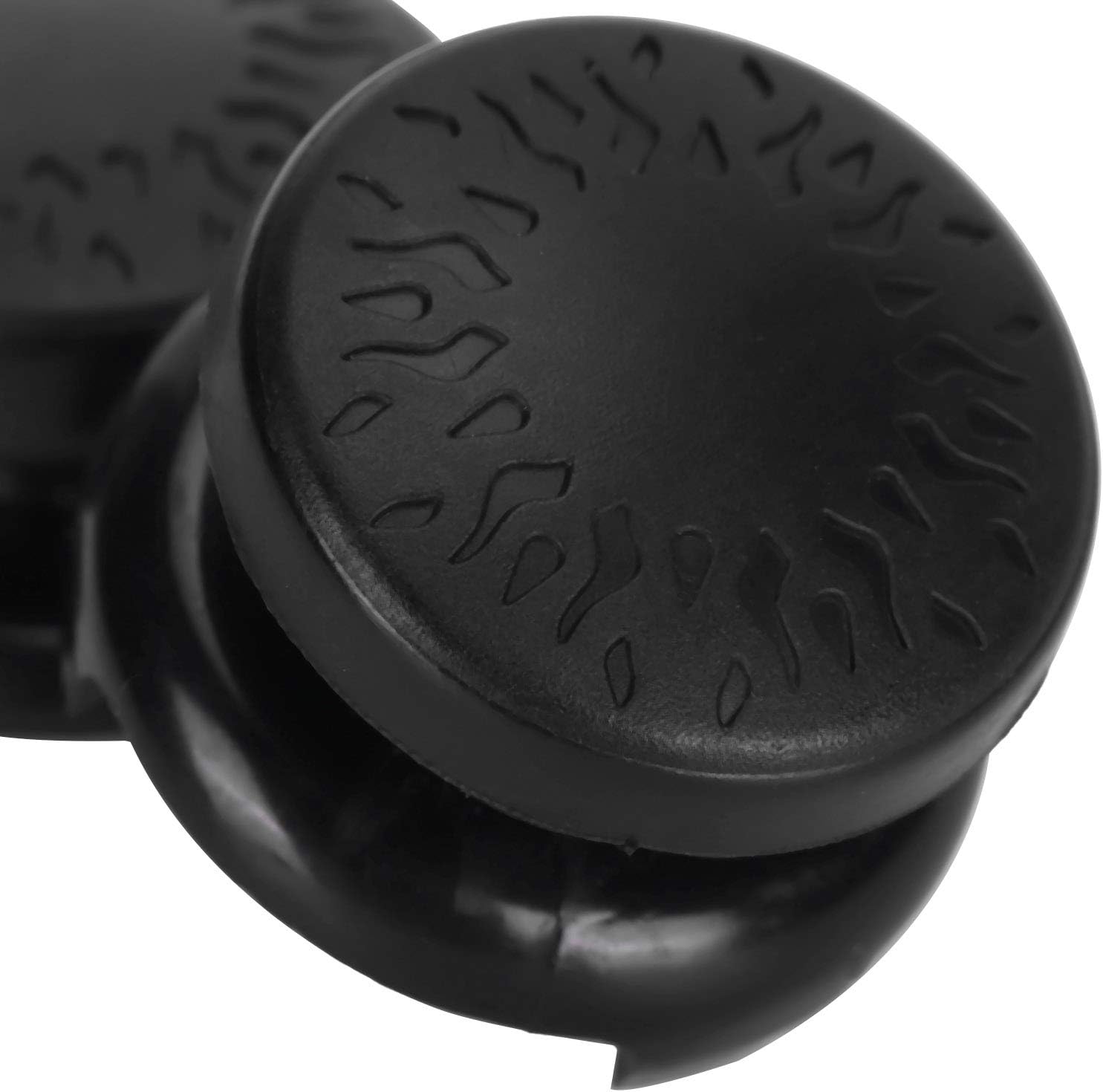 2Pcs Thumbstick Soft Silicone Cover Grip Stick Joystick Controller Gamepad Key Cap Thumb Grip Cover Replacement Thumb Grips Joystick Grip for Controller (Black), BONKZEBUr3eahok6vb-11