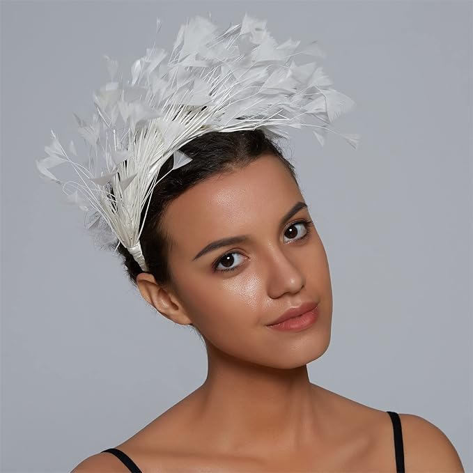 Fascinator hoed dames hoofdtooi bruiloft hoed clip haarclip hoed hoofdband tea party mesh hoofddeksel vrouwen pillbox hoed haaraccessoires voor cocktail Halloween Oktoberfest Gothic, roze, Eén Maat