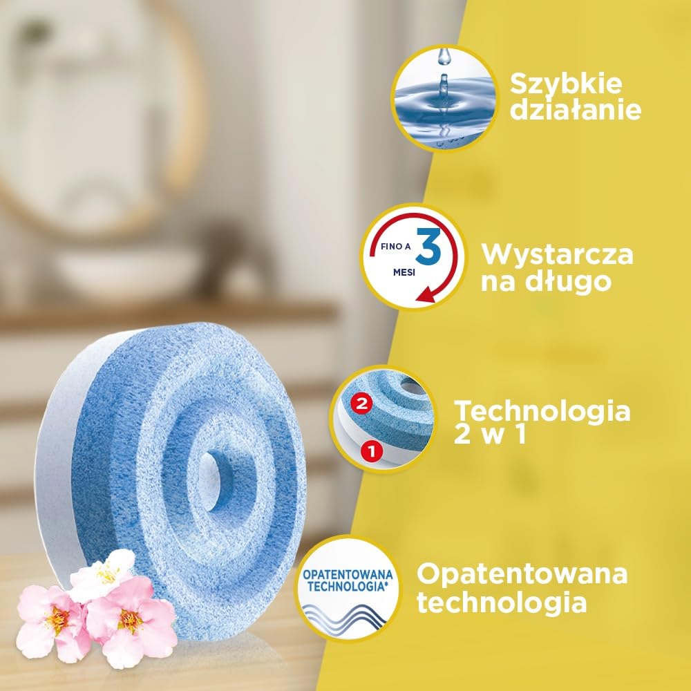Ceresit STOP Wilgoci AERO 360° Tabletki Polne Kwiaty wkłady do pochłaniacza wilgoci, nowoczesne tabletki pochłaniające wilgoć, chłonny neutralizator zapachów, 2x450g