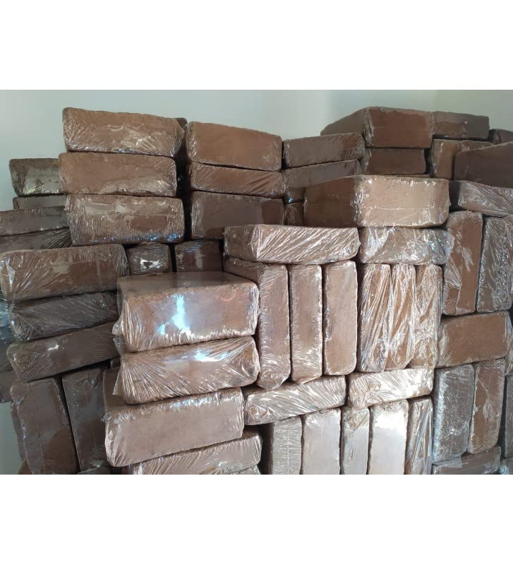 Image of Bazodo Coir Pith Block for Gardening & Plants, Expands into Coco Peat Powder - 5 KG