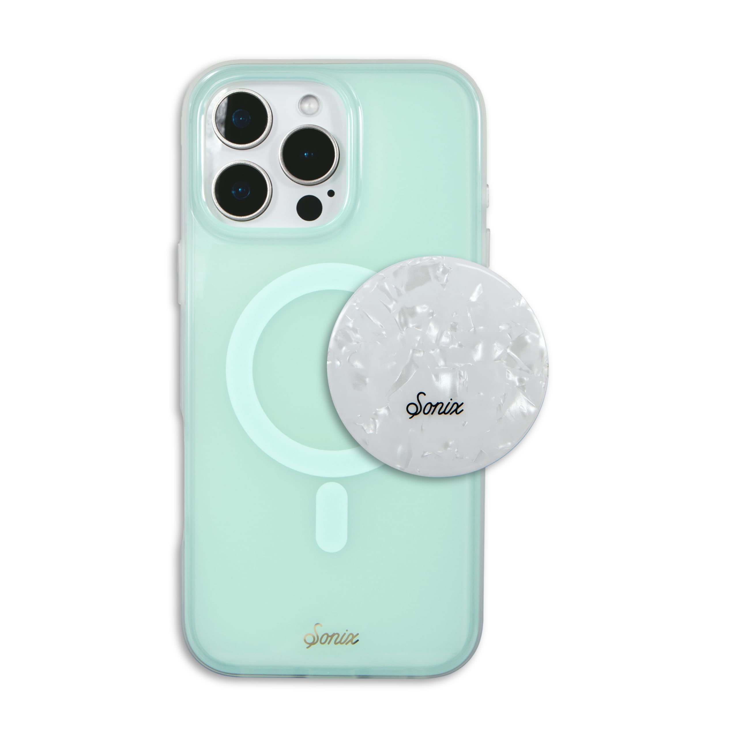 Amazon.com: Sonix Case + Phone MagLink Snap Grip (Pearl Tort) for