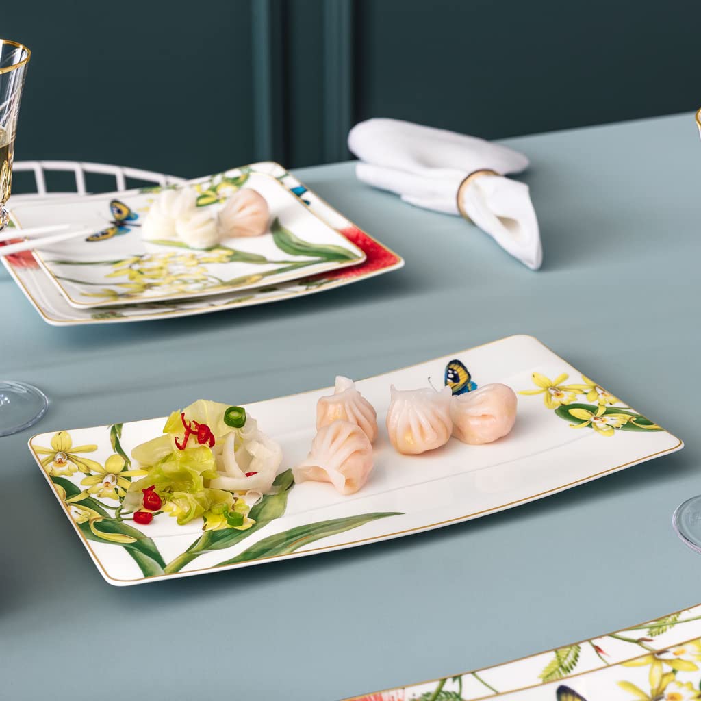 Amazon.com: Villeroy & Boch Platter,White,Yellow,Green,Blue