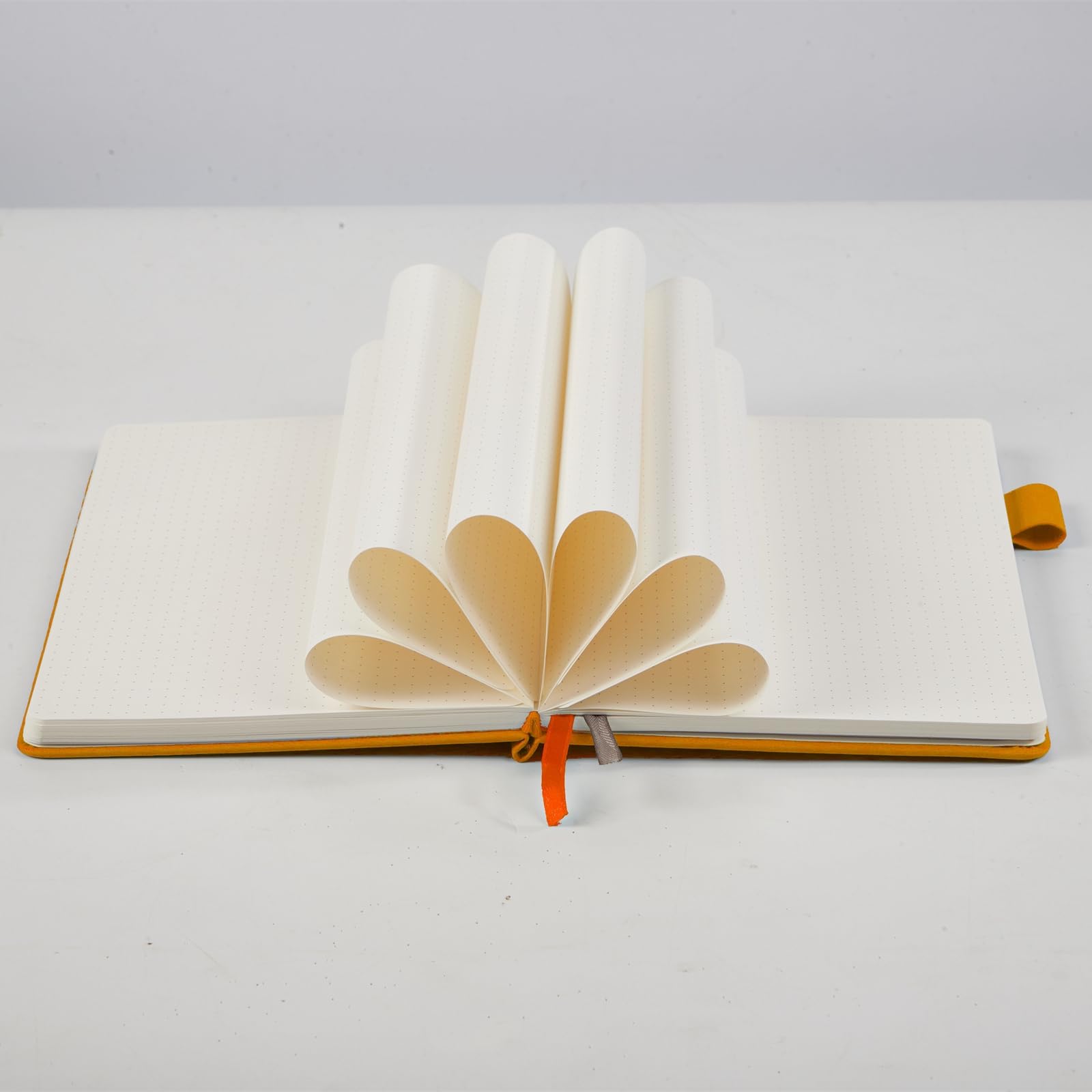 Dotted Journal, A5 Hard Cover Dotted Journal with Premium 100 GSM Thick Paper, Pen Loop, Inner Pocket, Elastic Banded - Image 3
