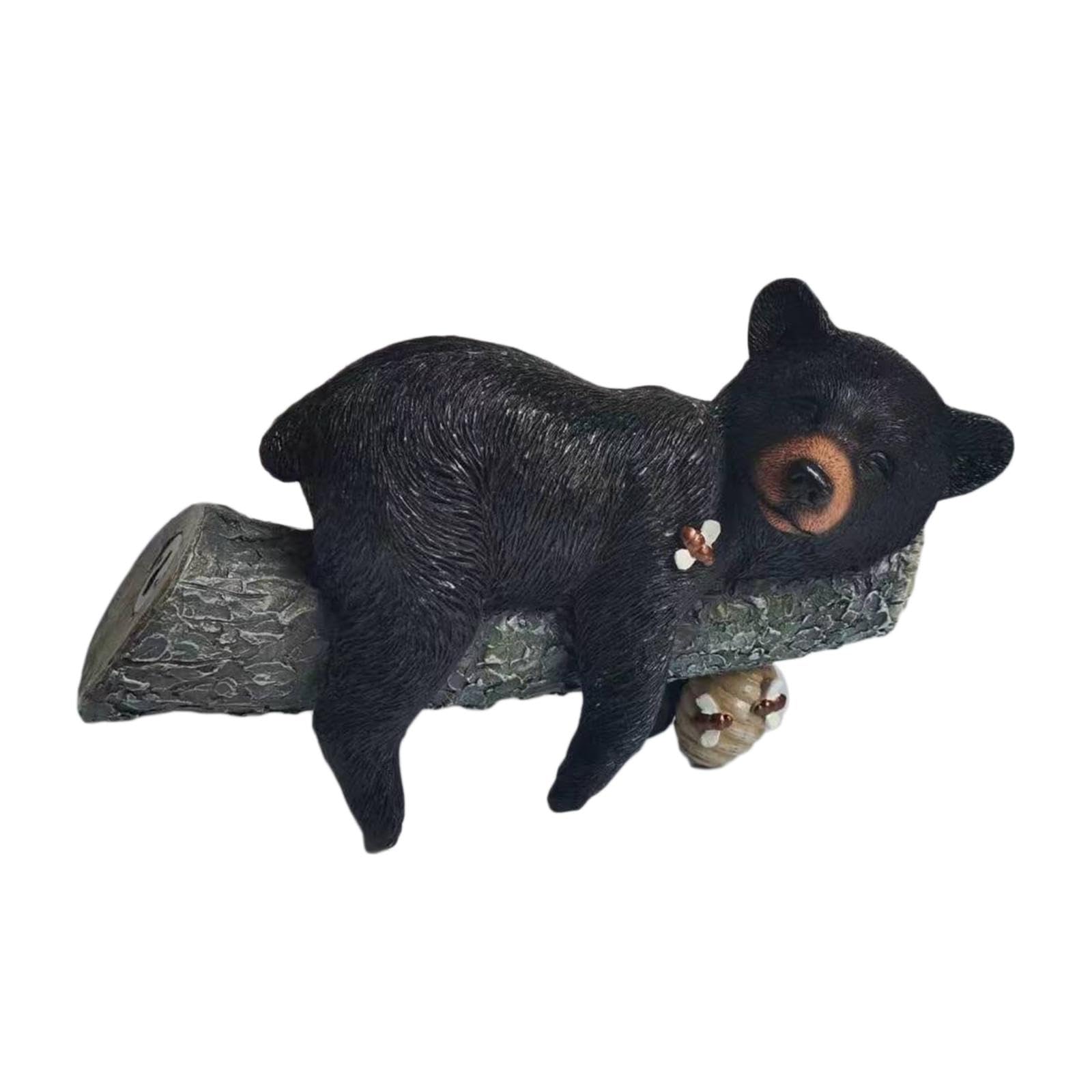 Scultura da Giardino, Orso Ornamentale, Artigianato Astratto Resistente alle Intemperie, Statuette Decorative in Resina a Forma di Orso, Statuette da