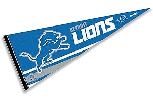 Detroit Lions Pennant Banner Flag: The Perfect Home Décor for Loyal Fans